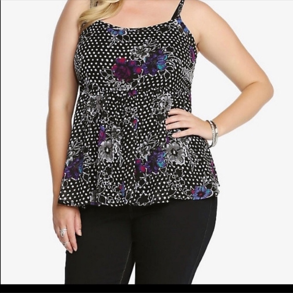 Torrid Sheer Babydoll Cami - Picture 2 of 7